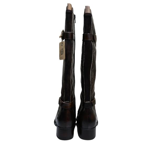 Born Womens 6.5 Gibb Knee High Leather Riding Boot in Brown NEW - Picture 6 of 9